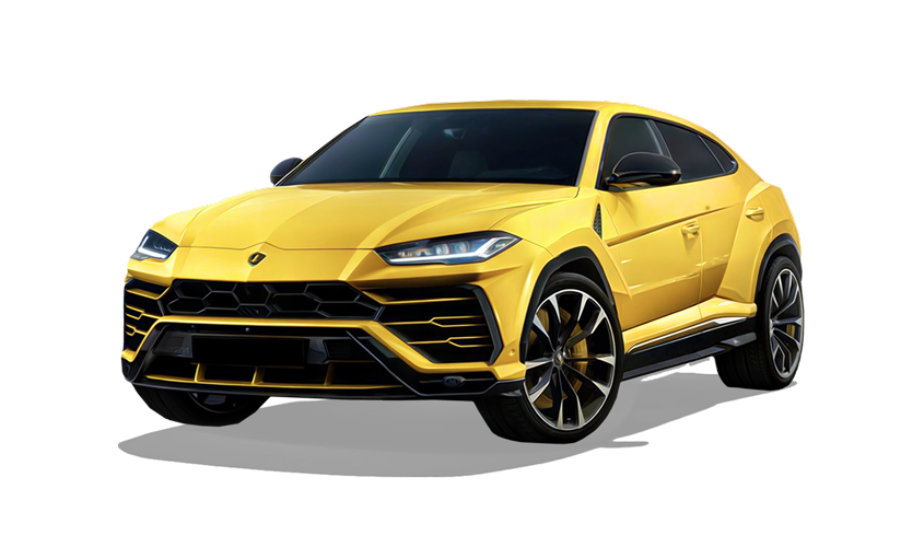 Yellow Lamborghini Urus